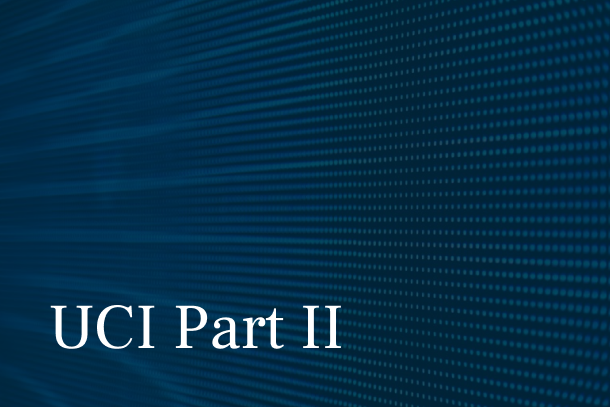 UCI Part II