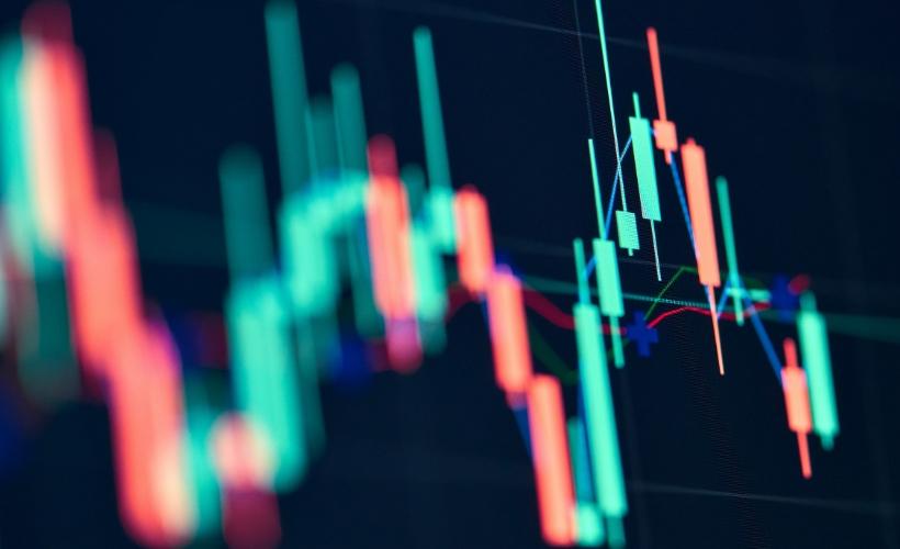Digital financial chart Digital financial chart