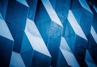 Detail shot of modern architecture facade